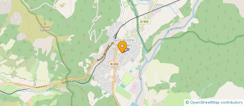 localisation de l'entreprise AD PROG  SAINT-ANDRE-LES-ALPES