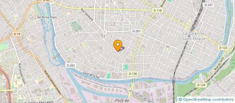 localisation de l'entreprise AD PROPRETE  SAINT-MAUR-DES-FOSSES