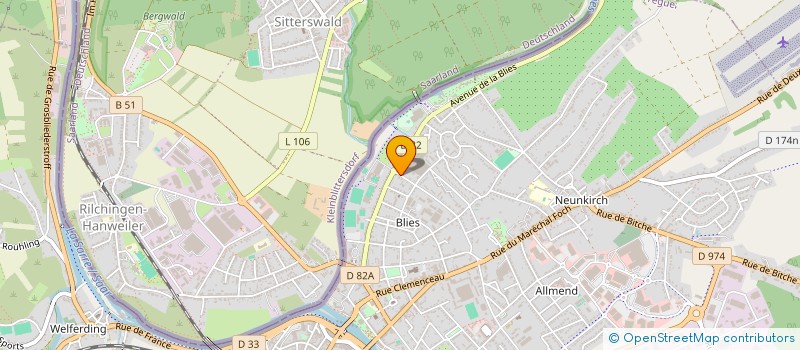 localisation de l'entreprise AD PUBLIO à SARREGUEMINES