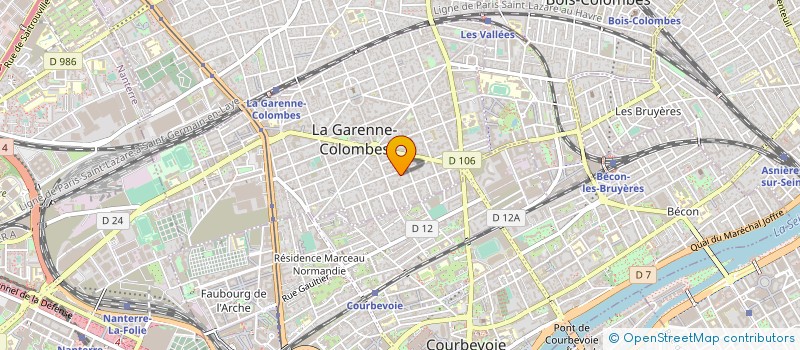 localisation de l'entreprise AD QUAD  LA GARENNE-COLOMBES