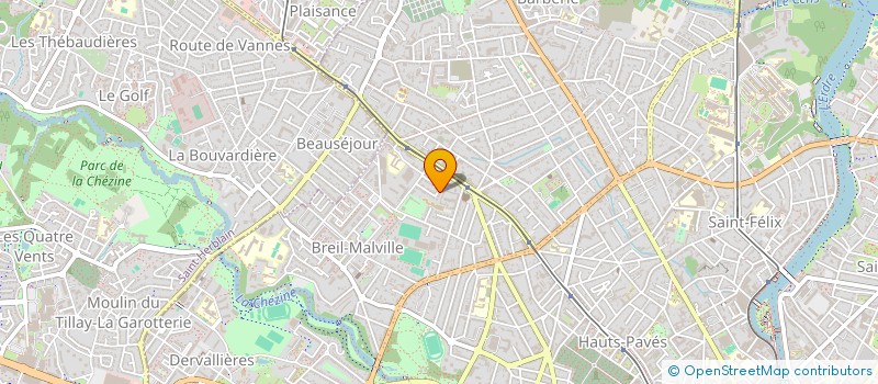 localisation de l'entreprise AD-QUAT à NANTES