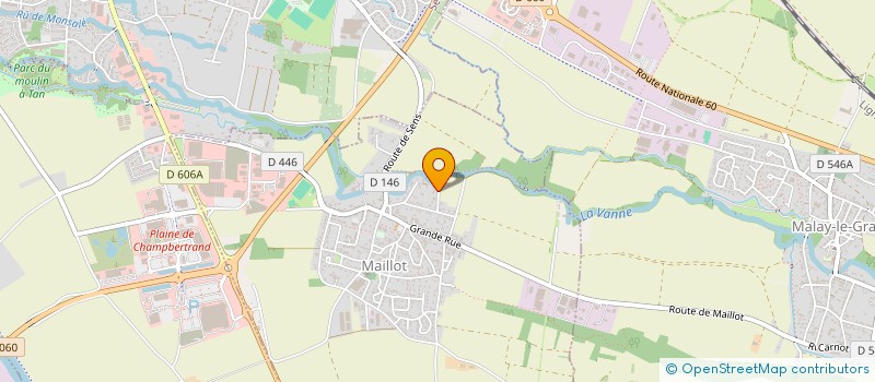 localisation de l'entreprise AD REM  SENS