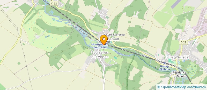 localisation de l'entreprise AD RENOV  MONTGEROULT