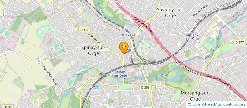 localisation de l'entreprise AD RENOV à EPINAY-SUR-ORGE