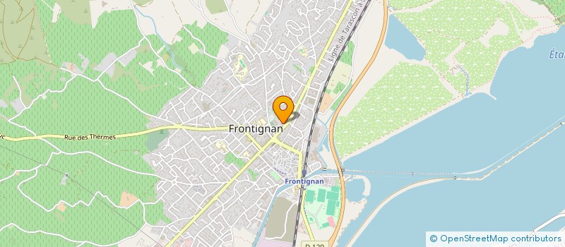 localisation de l'entreprise AD RENOV PISCINE à FRONTIGNAN