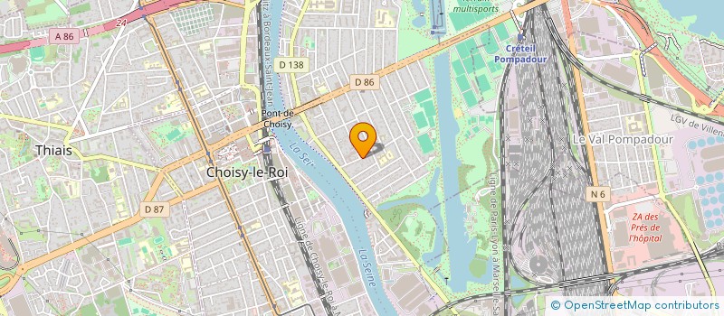 localisation de l'entreprise AD RENOVATION à CHOISY-LE-ROI