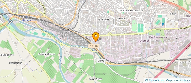 localisation de l'entreprise AD RENOVATION  BEZIERS