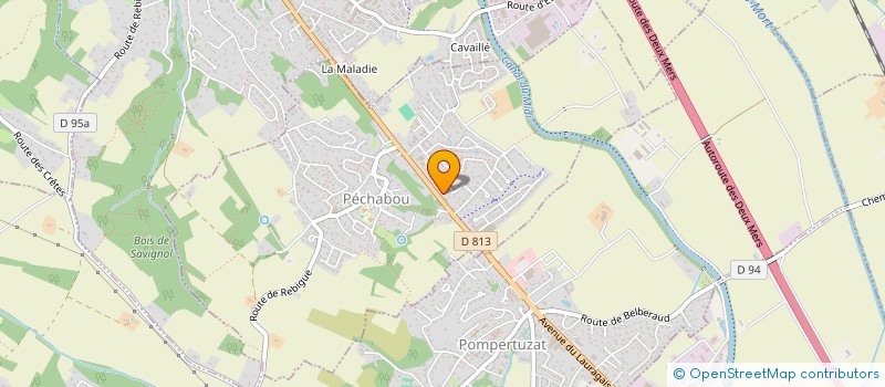 localisation de l'entreprise AD RV FRANCA  PECHABOU