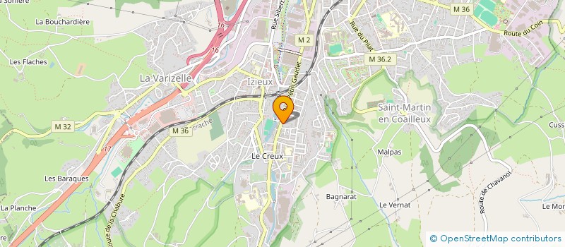 localisation de l'entreprise AD SANTE 42 à SAINT-CHAMOND