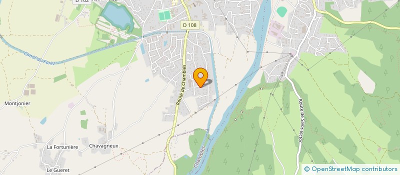 localisation de l'entreprise AD SANTE  SAINT-JUST-SAINT-RAMBERT