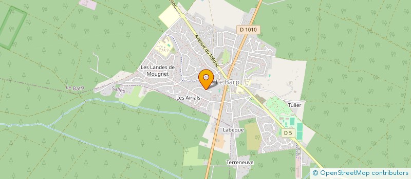 localisation de l'entreprise AD'SAPIENS à LE BARP