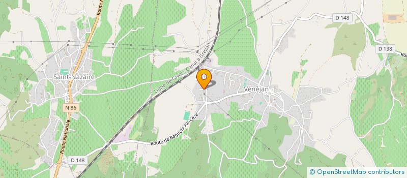 localisation de l'entreprise AD.SE  VENEJAN