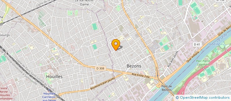 localisation de l'entreprise AD SECUR à BEZONS