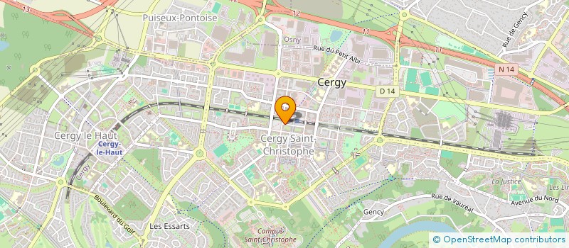 localisation de l'entreprise AD SECURITE à CERGY
