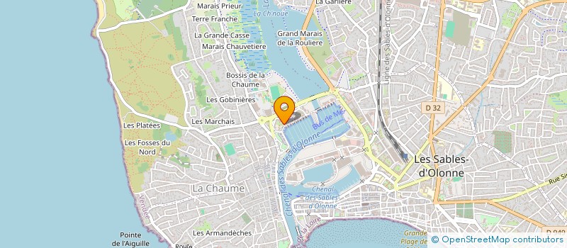 localisation de l'entreprise AD SENIORS PAYS DES OLONNES à LES SABLES D'OLONNE