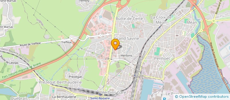 localisation de l'entreprise AD SERVICES 44  TRIGNAC