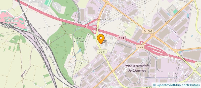 localisation de l'entreprise AD SERVICES à SAINT-QUENTIN-FALLAVIER