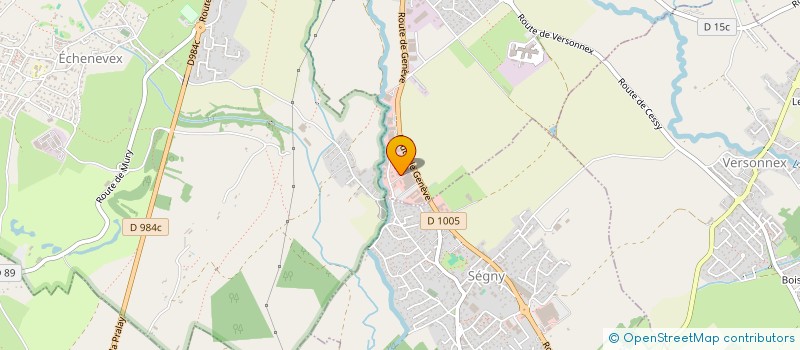localisation de l'entreprise AD SERVICES à CESSY