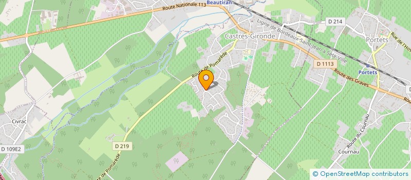 localisation de l'entreprise AD SERVICES  CASTRES-GIRONDE