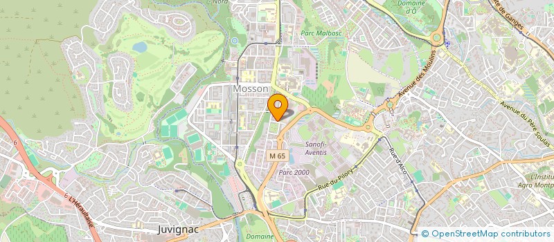 localisation de l'entreprise AD SERVICES à MONTPELLIER