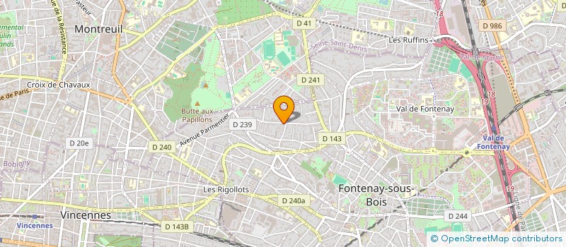localisation de l'entreprise AD SERVICES à FONTENAY-SOUS-BOIS