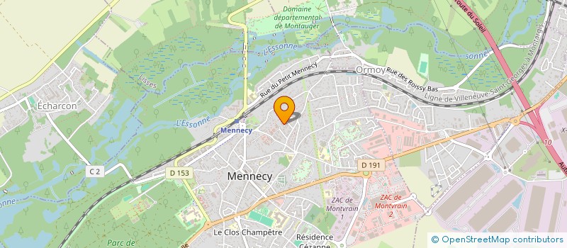 localisation de l'entreprise AD SERVICES PRO à MENNECY