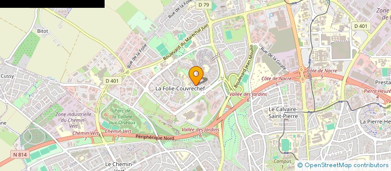 localisation de l'entreprise AD SISTO à CAEN