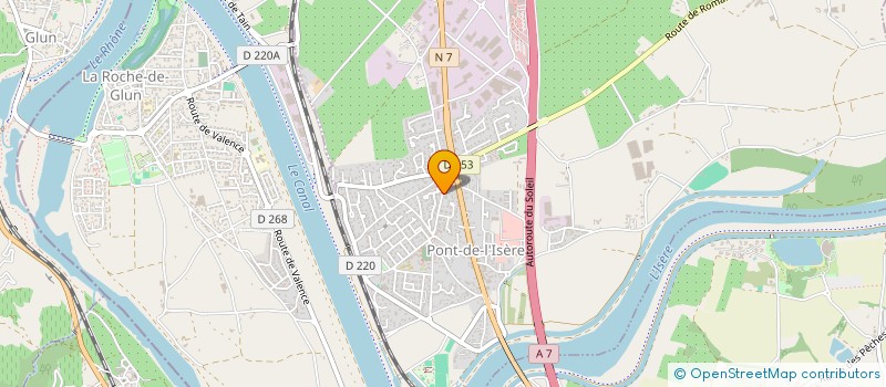 localisation de l'entreprise AD SOL  PONT-DE-L'ISERE