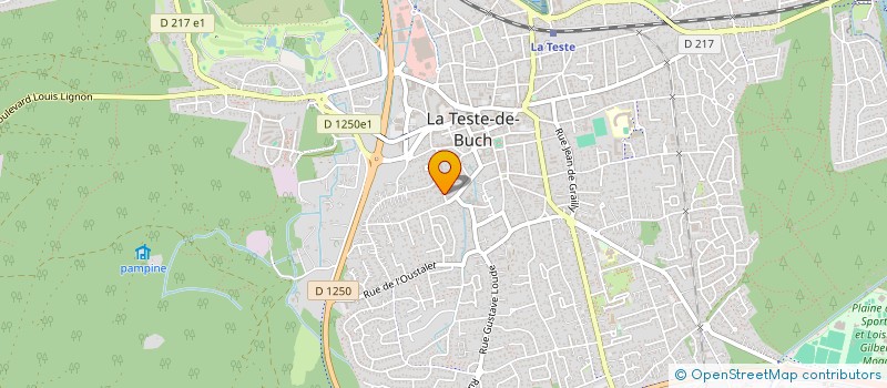 localisation de l'entreprise AD SOLUTIONS à LA TESTE-DE-BUCH