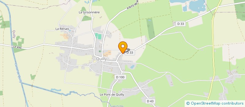 localisation de l'entreprise AD SOLUTIONS  QUILLY