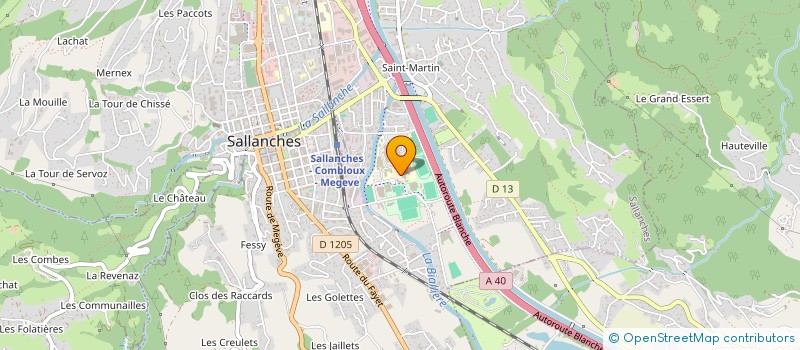 localisation de l'entreprise AD SPORT  SALLANCHES