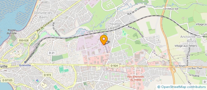 localisation de l'entreprise AD SPORT TRAINING  GRANVILLE