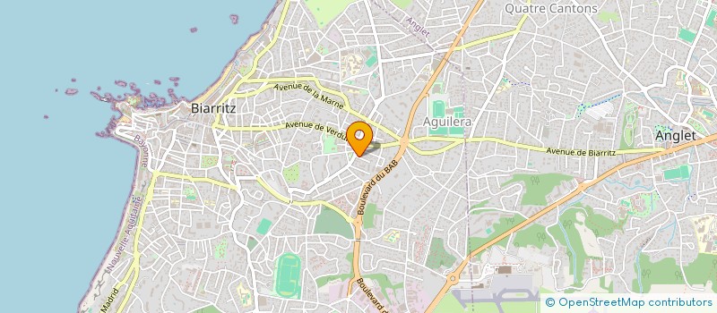 localisation de l'entreprise AD SPORTS CONSEILS à BIARRITZ