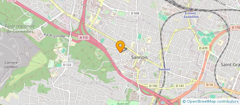 localisation de l'entreprise AD & SS  SANNOIS