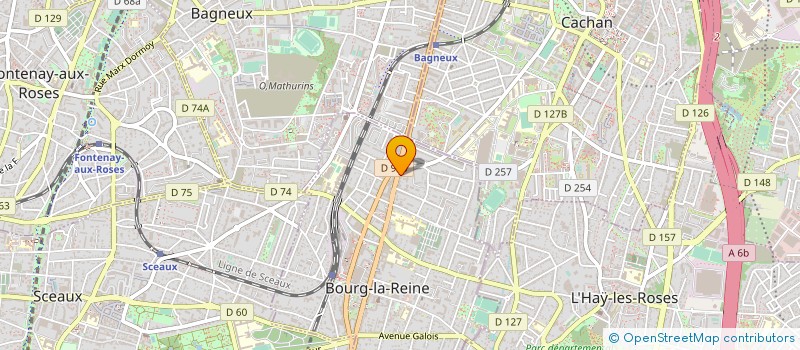 localisation de l'entreprise AD STRUCTURES à BOURG-LA-REINE