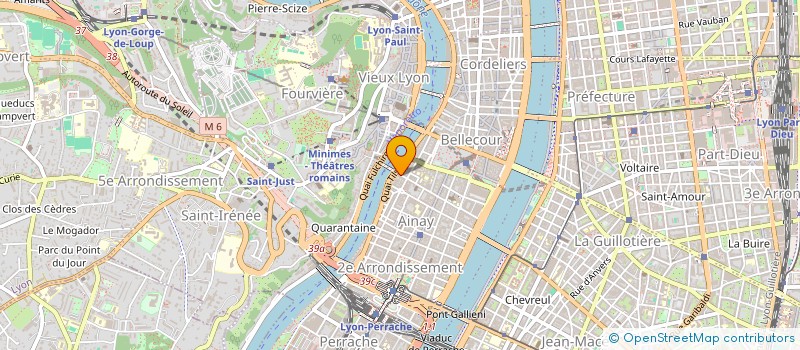 localisation de l'entreprise AD/SUM à LYON