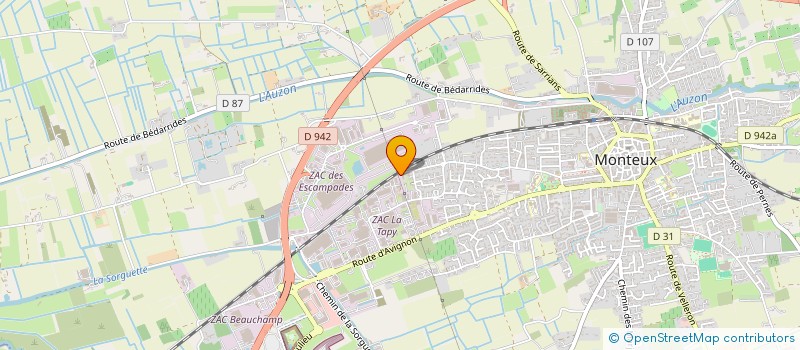 localisation de l'entreprise AD SYSTEM  MONTEUX