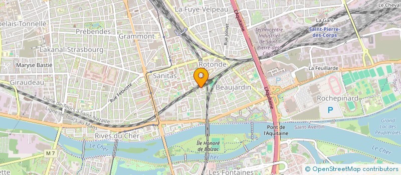 localisation de l'entreprise AD TAXI 37  TOURS