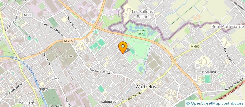 localisation de l'entreprise AD TEAM EVENEMENTS à WATTRELOS