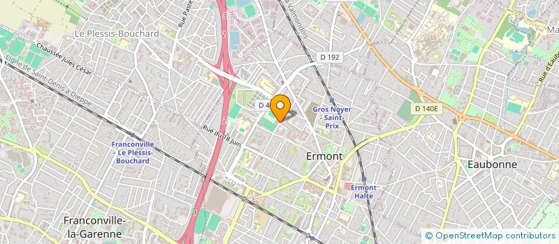 localisation de l'entreprise AD TRACTION  ERMONT