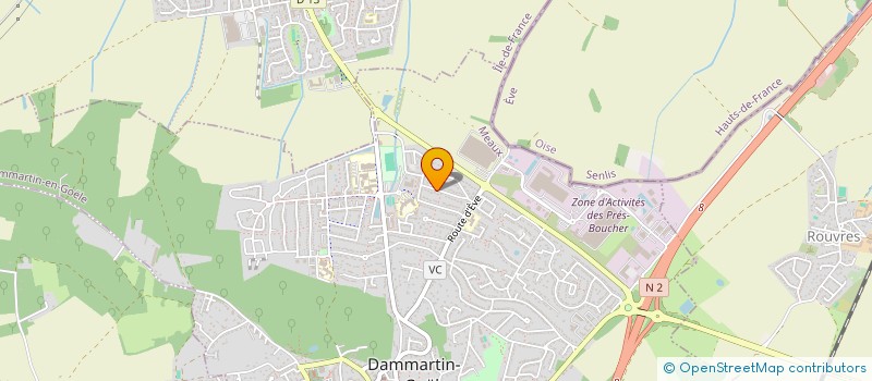 localisation de l'entreprise AD TRANS 77 à DAMMARTIN-EN-GOELE
