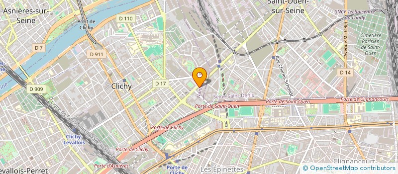 localisation de l'entreprise AD TRANSPORT à SAINT-OUEN-SUR-SEINE