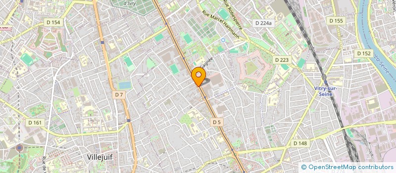 localisation de l'entreprise AD TRANSPORT  VITRY-SUR-SEINE