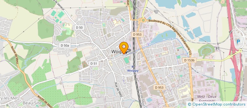 localisation de l'entreprise AD-TRANSPORT PUBLICS ET PRIVES  WOIPPY