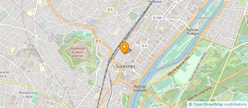 localisation de l'entreprise AD VALOR à SURESNES