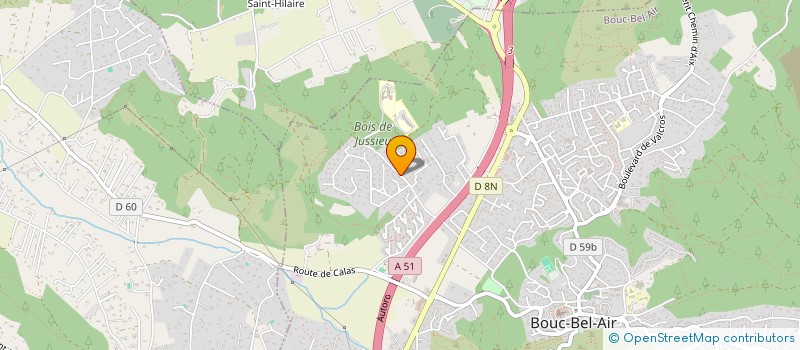 localisation de l'entreprise AD VALOREM - 11 RUE KLEBER à BOUC-BEL-AIR