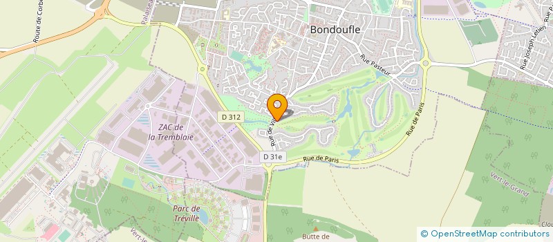 localisation de l'entreprise AD VALOREM CONSULTING à BONDOUFLE