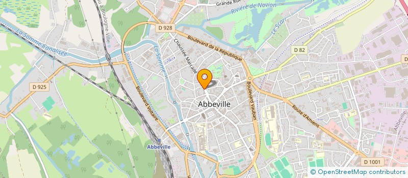 localisation de l'entreprise AD VANDCHRIS à ABBEVILLE