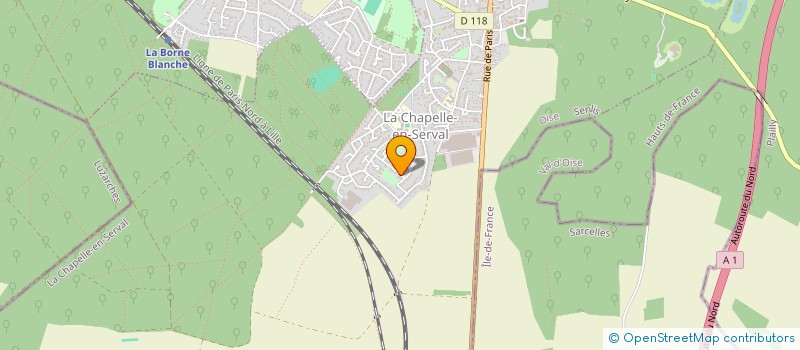 localisation de l'entreprise AD VAPE à LA CHAPELLE-EN-SERVAL