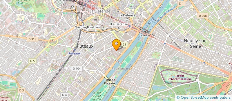 localisation de l'entreprise AD VENTURA  PUTEAUX